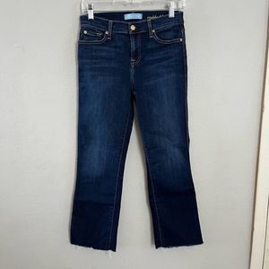 7 for All Mankind Cropped Bootcut Jeans